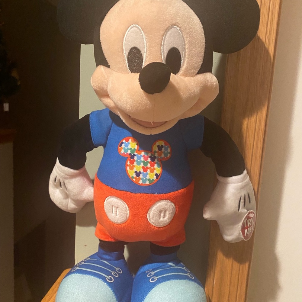 Disney Mickey Mouse Plush Toy - Blue & Red Kids Plush